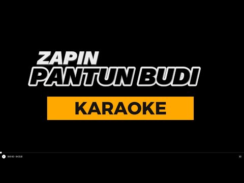 ZAPIN PANTUN BUDI ( KARAOKE )
