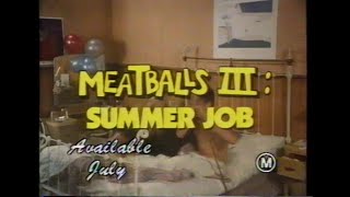 Meatballs III: Summer Job (1986) Trailer