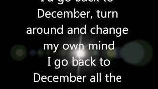 Back to December- Taylor Swift lyrics