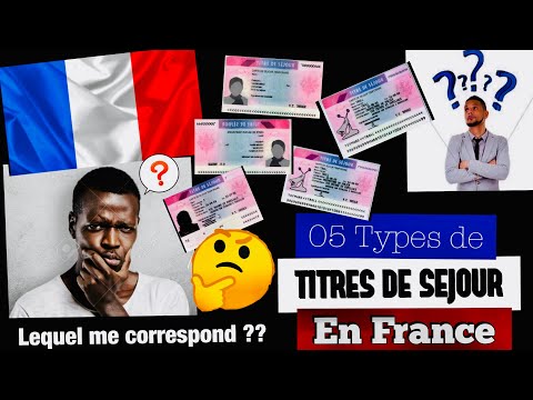 Les différents types de TITRES DE SÉJOUR en France 🇫🇷 :Lequel te correspond ?🤔