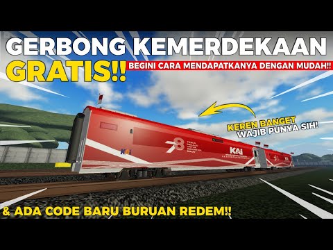 Cara Mendapatkan Gerbong Luxury Kemerdekaan Indonesia Keren Banget!! - Roblox Kereta Api Indonesia