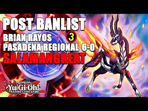 UNDEFEATED SALAMANGREAT/SALAD DECK PROFILE | POST BANLIST | FEAT. BRIAN RAYOS