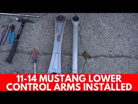 11-14 Mustang Lower Control Arm installation and Review