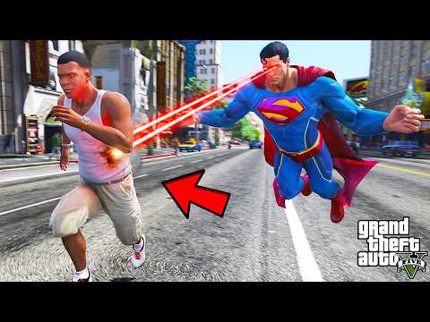 Superman Wants To kill Franklin in GTA 5 | SHINCHAN and CHOP
