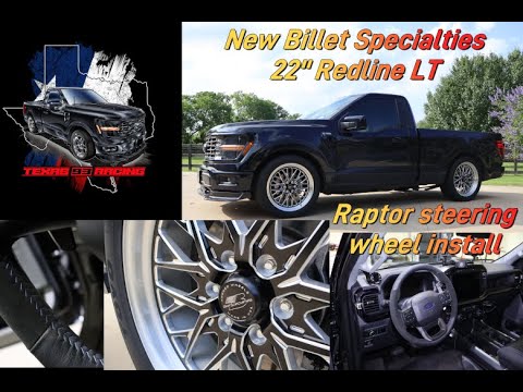 2024 Ford F150 4x4 5.0 - Raptor steering wheel and paddle harness install and more!