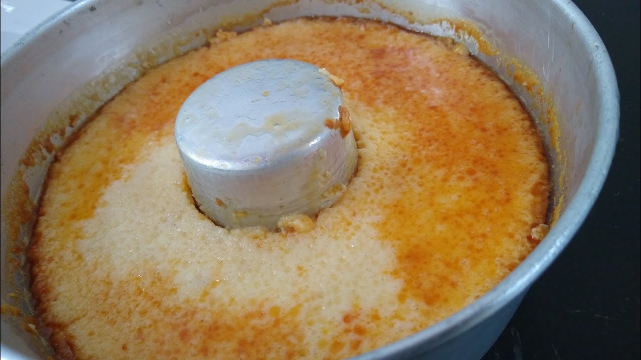 PUDIM DE LARANJA-SÓ 3 INGREDIENTES-PRONTO EM 25 MINUTOS