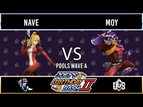 Joey's Birthday Bash 2  -  Pools Wave A  -  Nave(Zero Suit Samus) Vs. Moy(Captain Falcon)