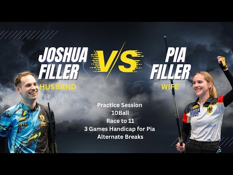 Joshua Filler vs Pia Filler – 10-Ball Race to 11 (Sharivari Commentary)
