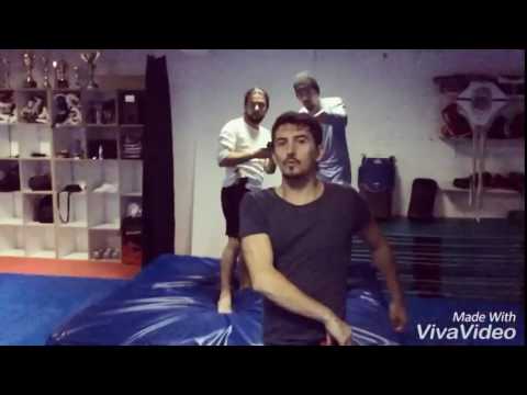 Acting with a gun in action roles. Mehedin Selimi, Gjon Duzhmani & Rinor Uka