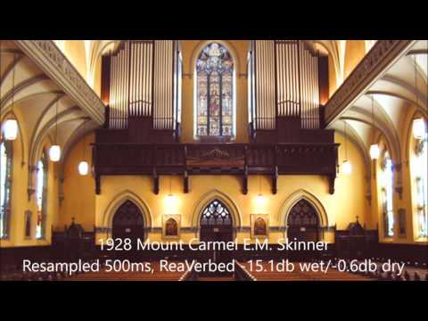 Mt  Carmel Skinner 1928 Hauptwerk 4x Resampled Audio Setup    3 Hymns