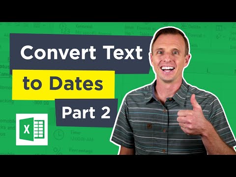 Excel: How To Convert Text To Dates With Text To Columns