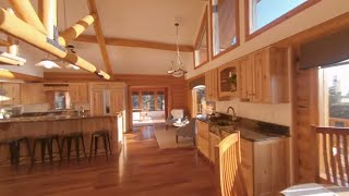 FPV Real Estate, Indoor Drone Walkthrough Incredible Custom Log Home