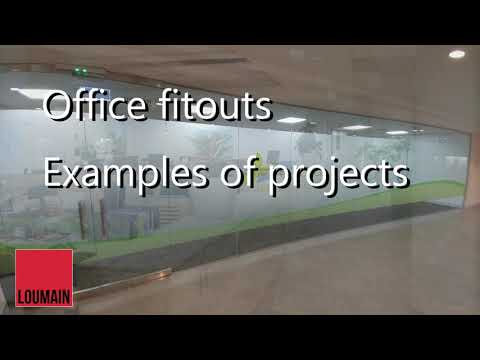 Loumain office fitout, commercial construction, joinery, partitions, refurbishment, interior design