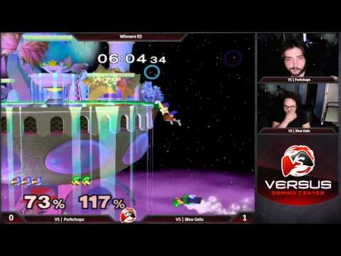 3/28/15 Versus Rumble 4 (Monthly) - VS | Blea Gelo  (Luigi) vs VS | Porkchops (Falco)
