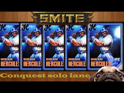 Los Tres Amigos Play: Smite - Conquest: Hercules Solo Lane - "The Comeback Is Real"