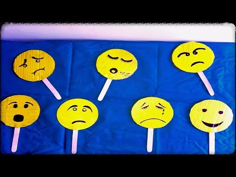 Learn Feelings / Emotions || Montessori inspired teaching method with expressions. Video