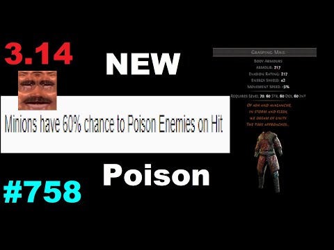 [Path of Exile 3.14] Minions Have 60% Chance to poison on new Grasping Mail Vendor Recipe - 758