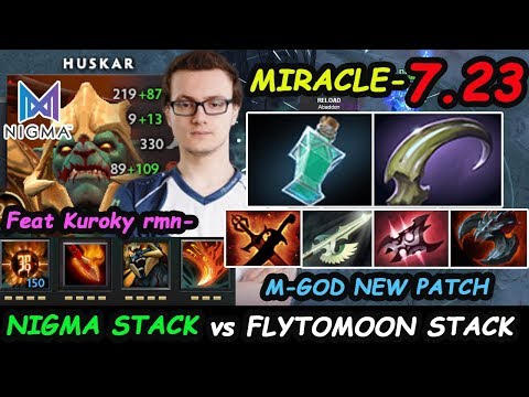 Nigma Miracle [Huskar] Carry New Patch 7.23 The Outlanders vs FlytoMoon Dota2 pro Gameplay