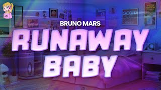 Download lagu Bruno Mars - Runaway Baby //Lyrics mp3