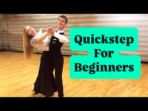 How To Dance Quickstep | Basic Steps for Beginners by Roma & Marta