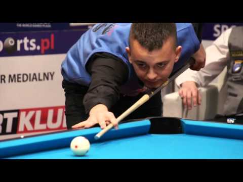 Mistrzostwa Polski w Bilard -Dębica 2015 - 9 bil - półfinał  Kapłan vs Juszczyszyn