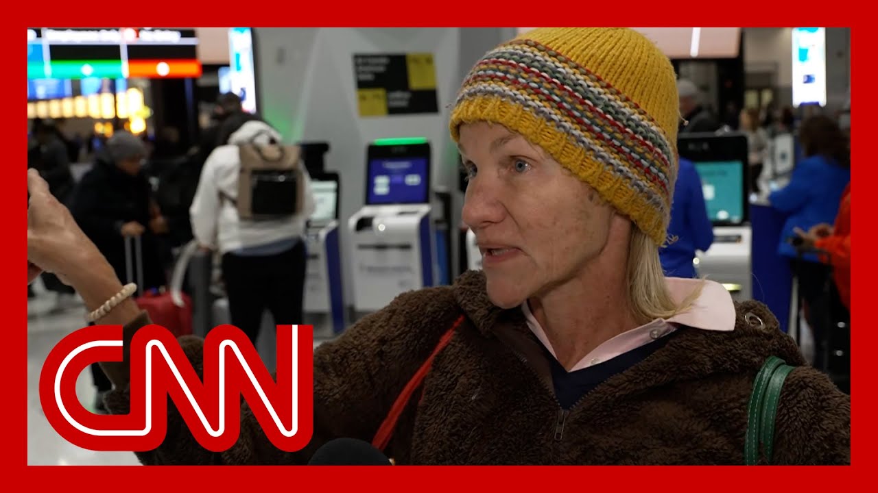 ‘I'm renting a car’ to get to Utah, traveler at Newark airport says