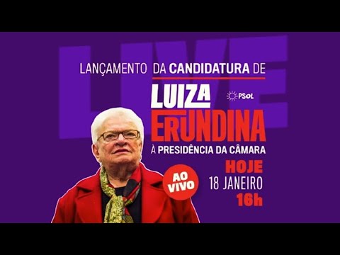 Luiza Erundina anuncia candidatura para a presidência da Câmara - 18/01/2021