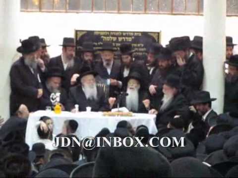 Reception of the Emanuel parents in Slonim Beis Medrash