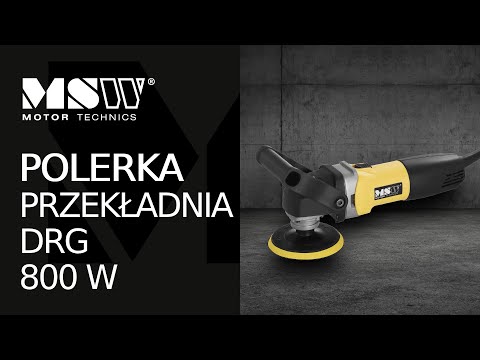 Video - Polerka - przekładnia DRG - 800 W