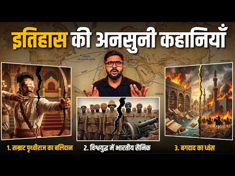 भारतीय इतिहास की अनसुनी कहानियाँ |  Prithviraj Chauhan Death | Indian Army in World War