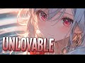 Nightcore Unlovable Lewis Fitzgerald Sped Up Lyrics