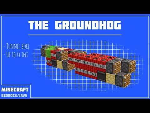Minecraft tunnel bore missile tutorial