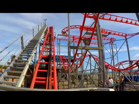 Runaway Mine Train On Ride POV - Funland Haying Island