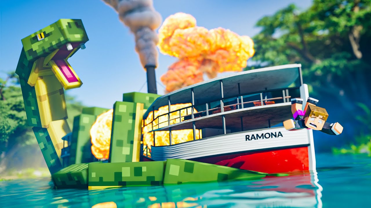 TITANOBOA: A MAIOR COBRA DO MUNDO NO MINECRAFT !! O FILME