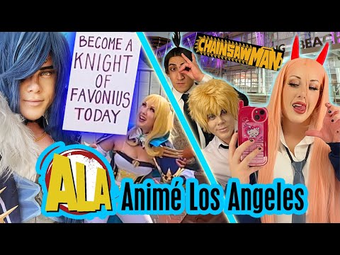 ANIME LOS ANGELES 2023 - Genshin Impact and Chainsaw Man Cosplay!