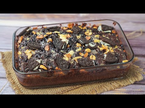 Chocolate Dump Cake Recipe | One Bowl Chocolate Cake | Eggless & Without Oven
