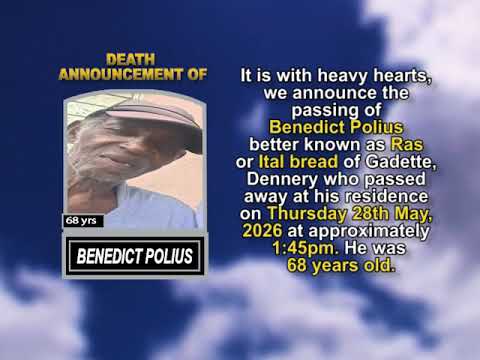 Benedict Polius Short Obituary