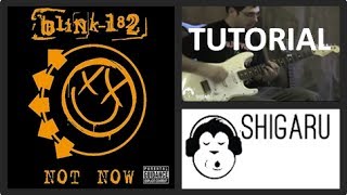 How to play 'Not Now' by Blink 182 (Electric Guitar Lesson/Tutorial)
