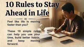 10 Rules to Stay Ahead in Life || Learn English Through Life-Lession 🔥 || Level 3 English ✅