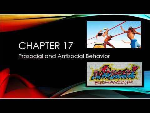 PSY1012 Prosocial and AntiSocial Behavior