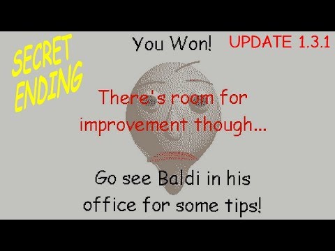 Secret Ending (Wrong answers only! ) - Baldi's Basics in Education and Learning v1.3.1