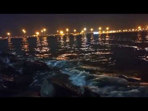 sea || beach || night view of beach #shorts #ytshorts