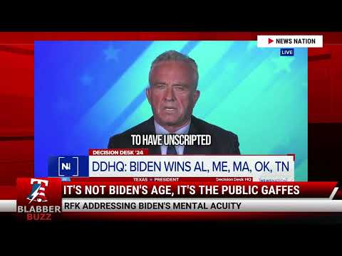 Watch: It's Not Biden's Age, It's The Public Gaffes