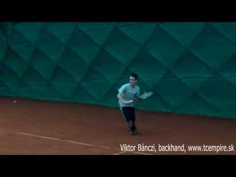 TC EMPIRE Trnava: Viktor Bánczi, backhand, www.tcempire.sk