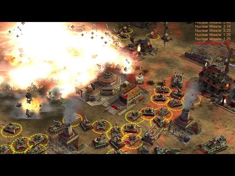 [C&C Zero Hour] Insane 1vs7 - Infantry vs 7 hard Tank
