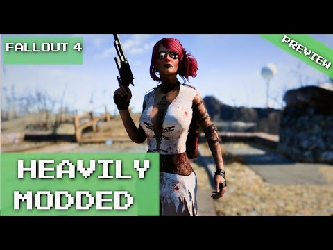 Fallout 4 Heavily MODDED Fallout 4 #fallout4 #fallout #bethesda #modded #gameplay