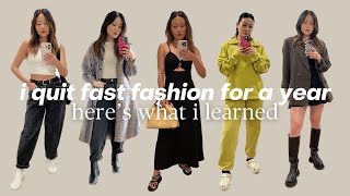 QUITTING FAST FASHION | Tips, Redefining Personal Style, Slow Fashion,