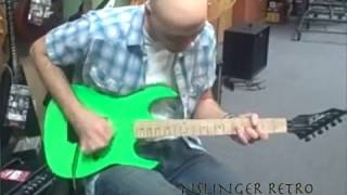 BC Rich Gunslinger Retro Electric Guitar Demo