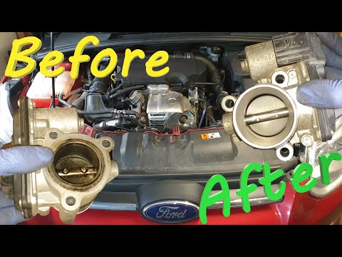 Ford Focus 1.0 EcoBoost Throttle Body Clean / Removal P2119 P2107 P2112