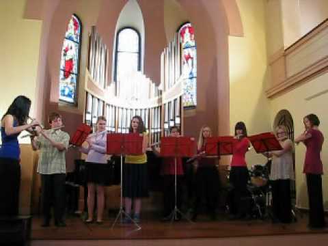 Flute Ensemble ZUŠ Jeseník - Johnny Mandel: The Shadow of Your Smile (arr.J.Christensen)